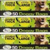 Tidyz Extra Large Super Strong Doggy 150 bags (3 x 50), Black
