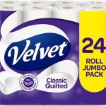 Velvet Classic Quilted Toilet Tissue 32 Standard Rolls
