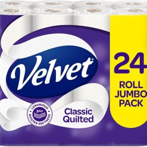 61vFp1PIj8L._AC_SX679_ Velvet Classic Quilted Toilet Tissue 32 Standard Rolls